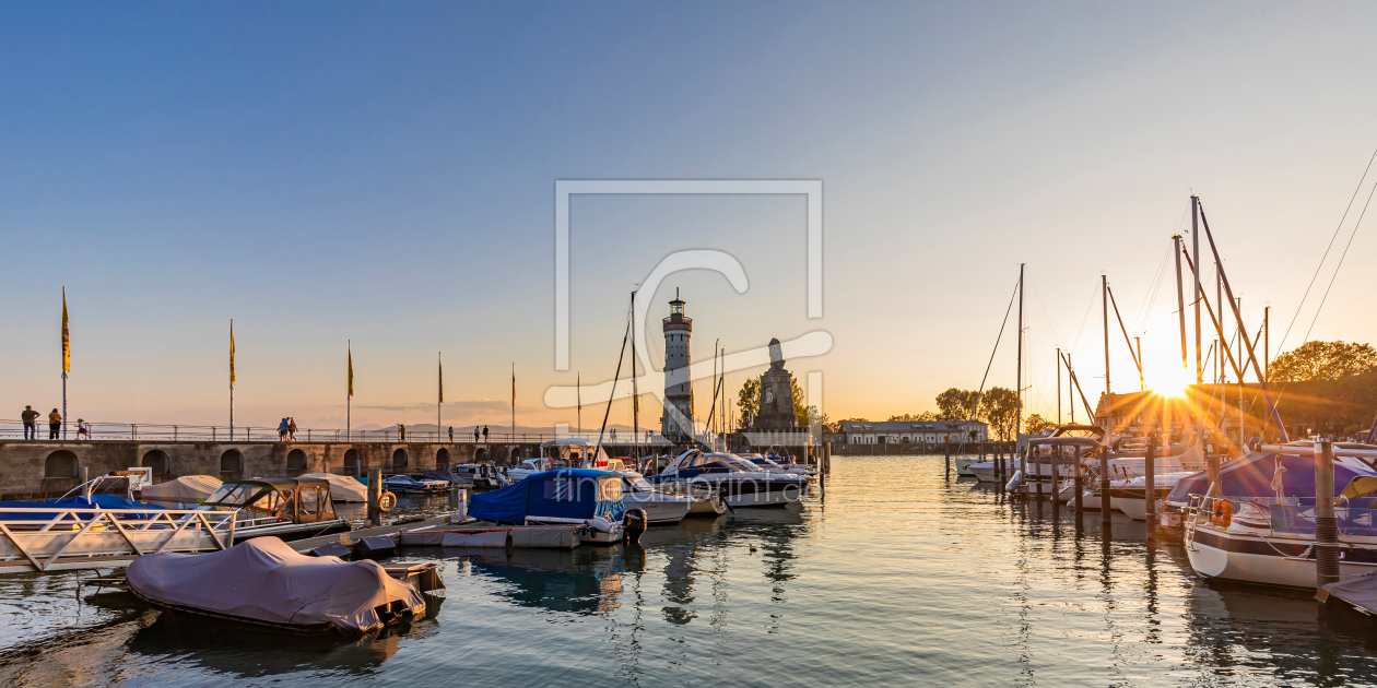 Bild-Nr.: 12809842 Lindau am Bodensee bei Sonnenuntergang erstellt von dieterich