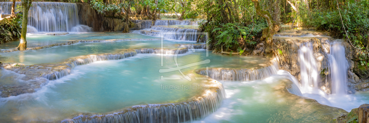 Bild-Nr.: 12811222 Kuang Si Wasserfälle erstellt von Walter G. Allgöwer