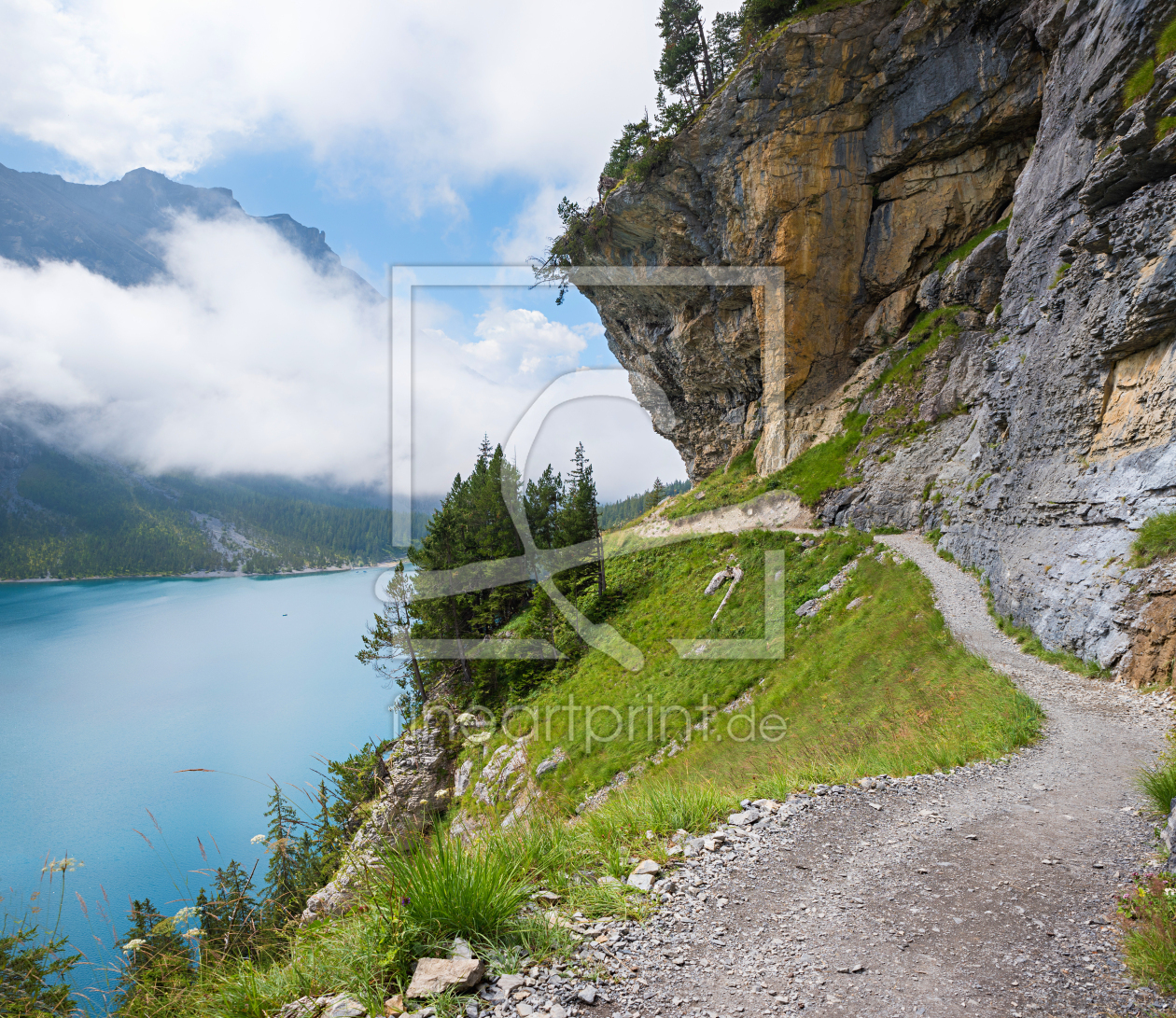 Bild-Nr.: 12811411 Felsenpfad Oeschinensee I erstellt von SusaZoom