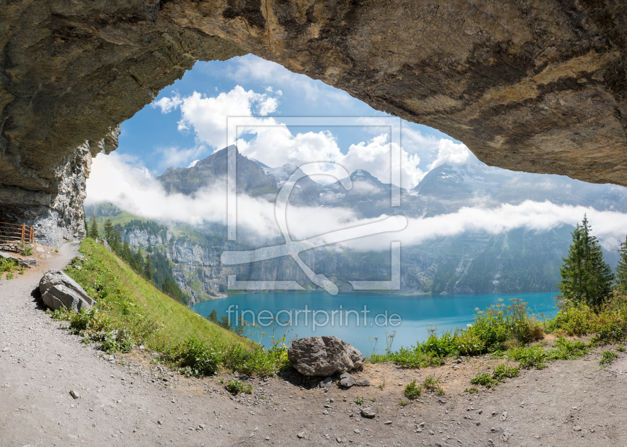 Bild-Nr.: 12811415 Felsenpfad am Oeschinensee Schweizer Alpen II erstellt von SusaZoom