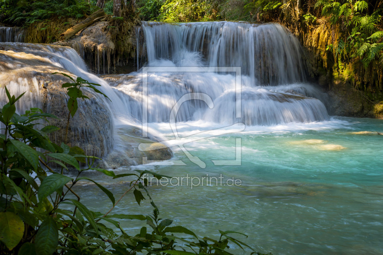 Bild-Nr.: 12811751 Kuang Si Wasserfälle erstellt von Walter G. Allgöwer