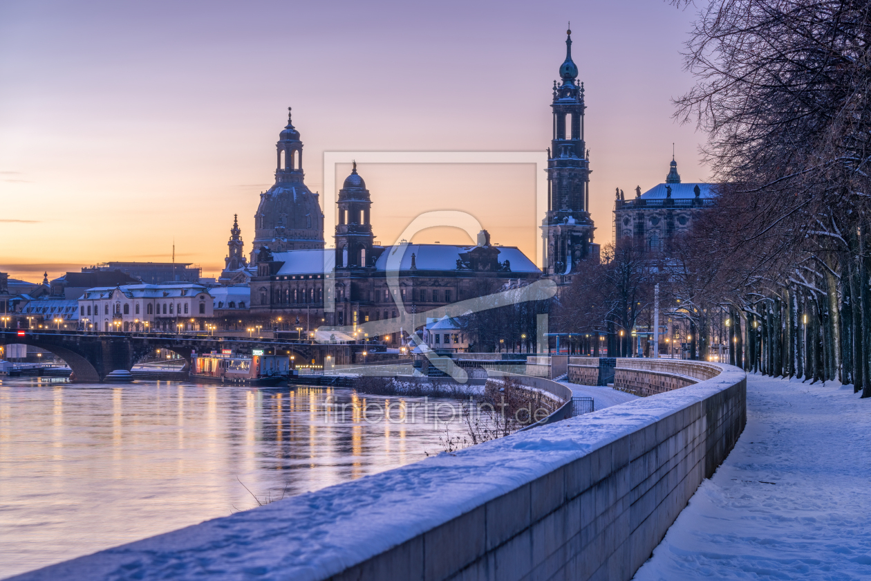 Bild-Nr.: 12811946 Sonnenaufgang am Elbufer in Dresden erstellt von eyetronic