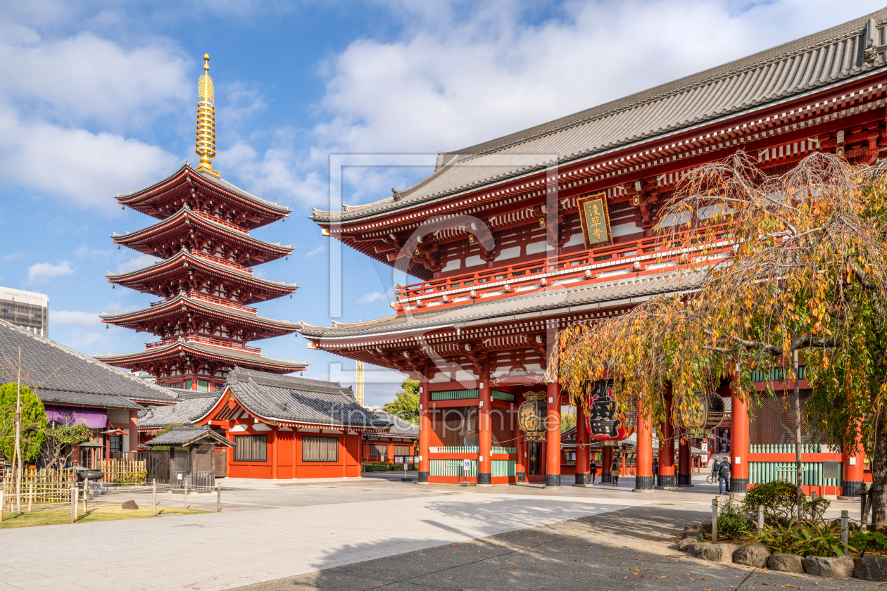 Bild-Nr.: 12812001 Senso-ji Tempel in Tokyo erstellt von eyetronic