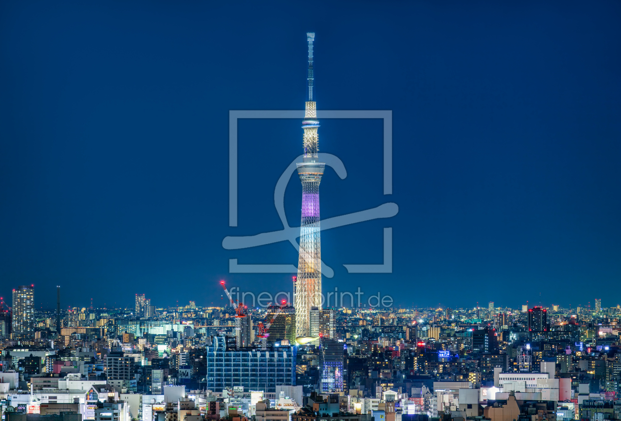 Bild-Nr.: 12812388 Tokyo Skytree bei Nacht erstellt von eyetronic