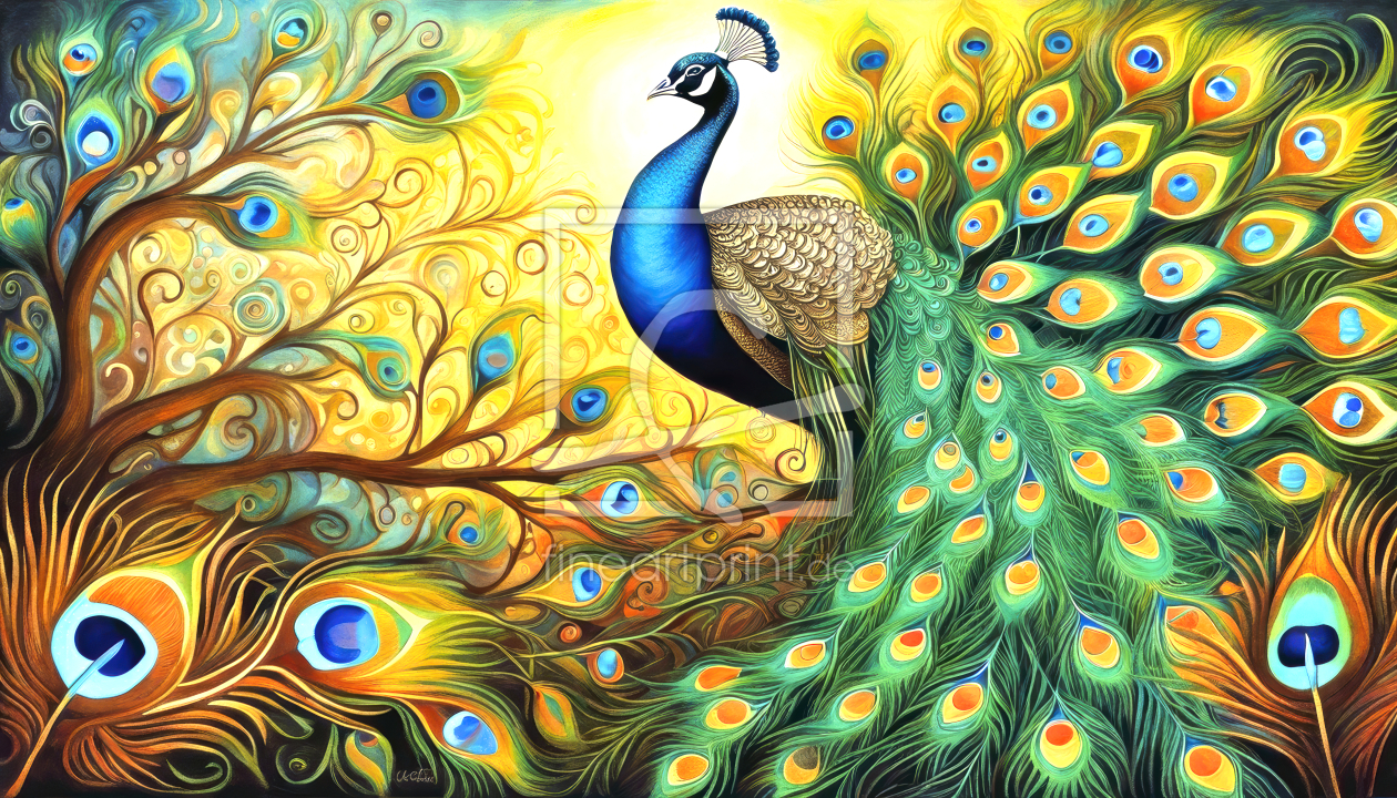 Bild-Nr.: 12812617 Pfau Surreal erstellt von XYRIUS