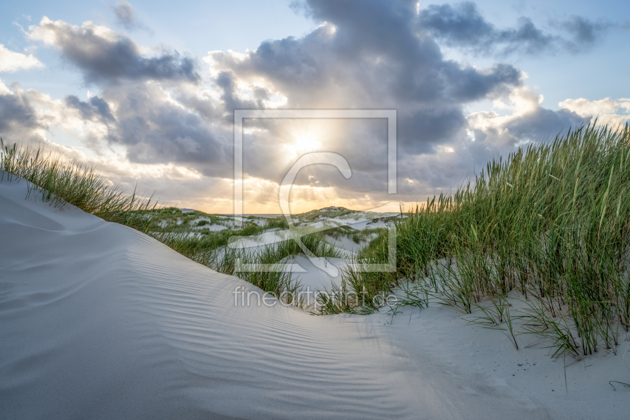 Bild-Nr.: 12813918 Sonnenlicht über den Dünen erstellt von eyetronic