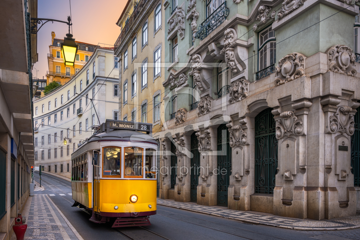 Bild-Nr.: 12814914 Strassenbahn 28 in Lissabon erstellt von Mapics