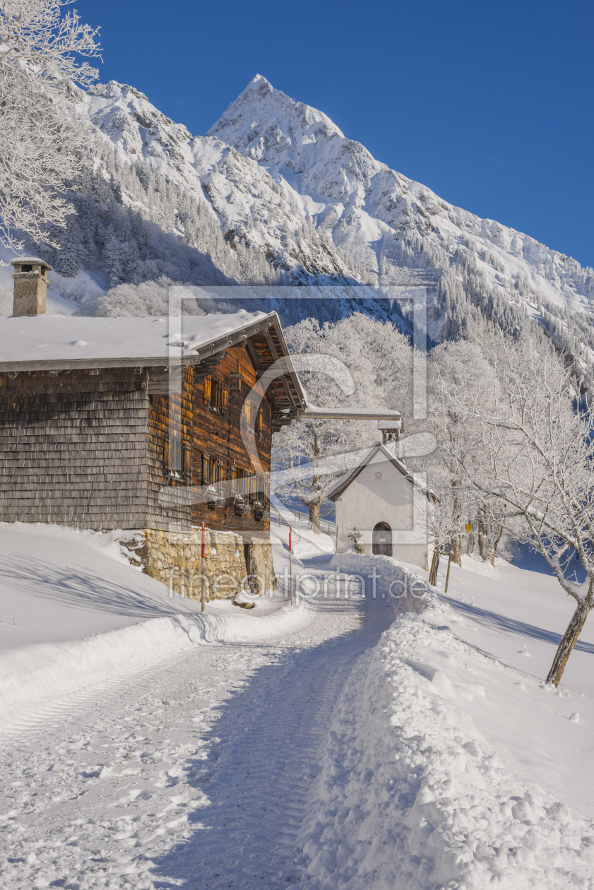 Bild-Nr.: 12815871 Gerstruben im Winter erstellt von Walter G. Allgöwer