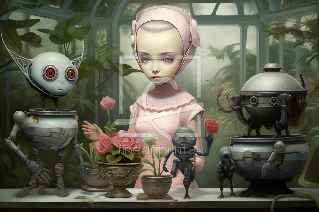 Bild-Nr.: 12821303 Rosa and the robots erstellt von Heike  Hultsch