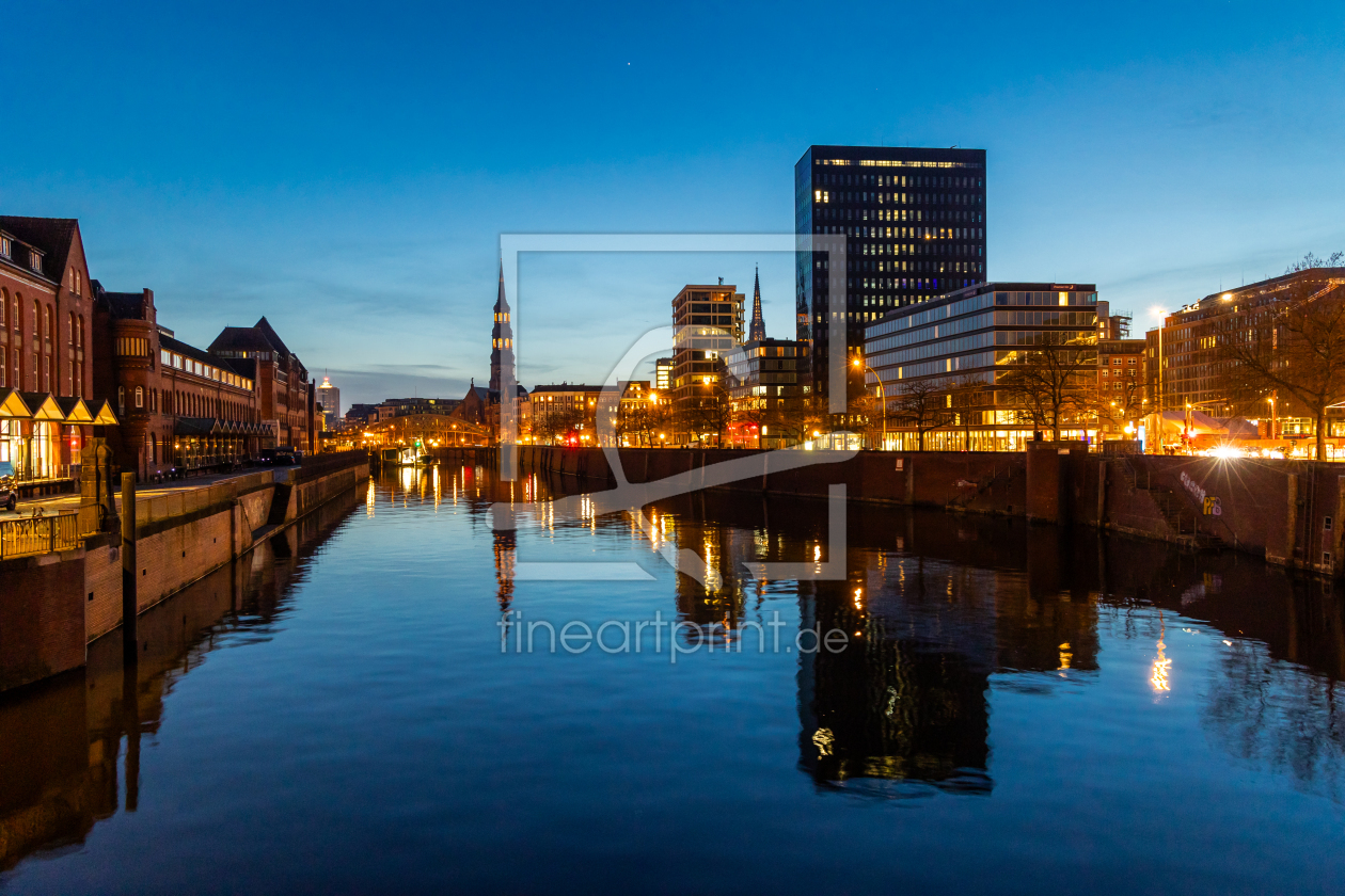Bild-Nr.: 12822478 Hamburg am Zollkanal am Abend erstellt von janschuler