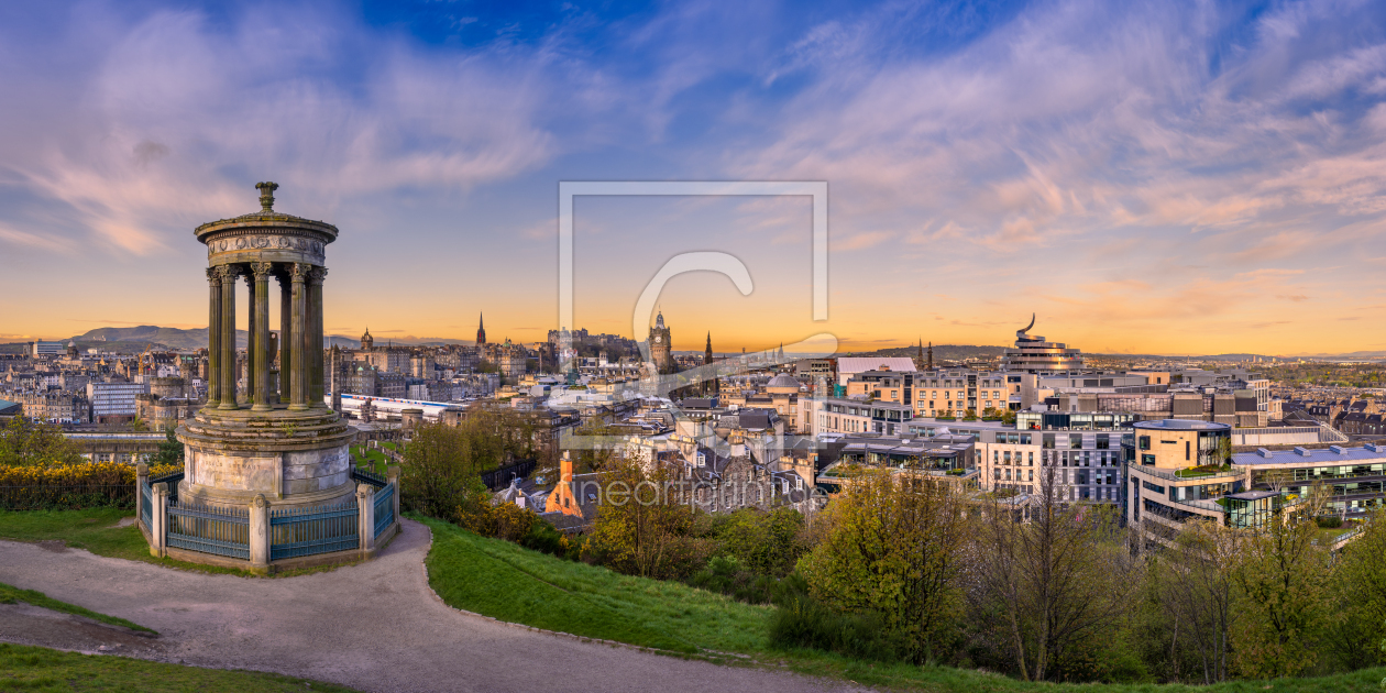 Bild-Nr.: 12822999 Panorama von Edinburgh in Schottland erstellt von Mapics