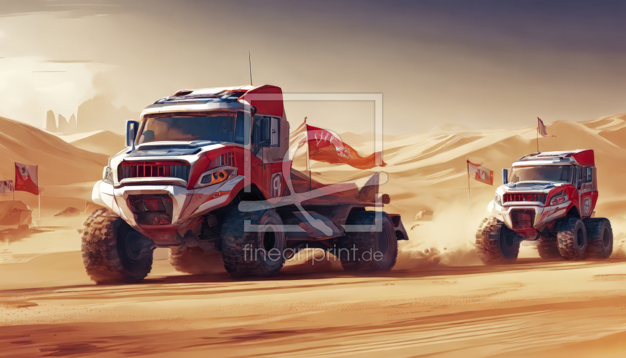 Bild-Nr.: 12823490 Lastwagen Rally KI erstellt von XYRIUS