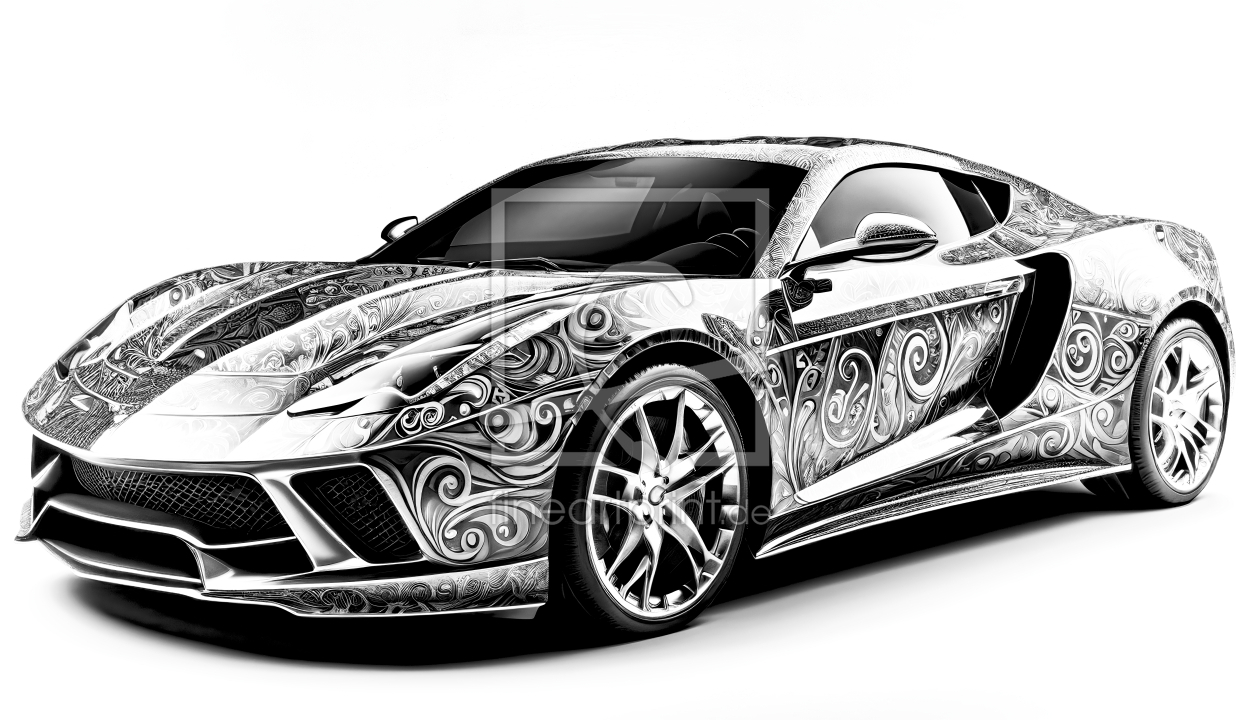 Bild-Nr.: 12823703 Carpainting Monochrom KI erstellt von XYRIUS