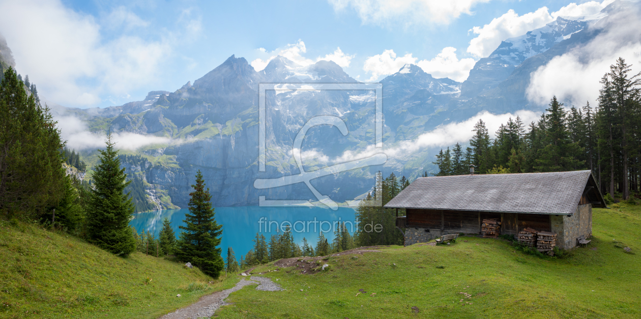 Bild-Nr.: 12824516 Hütte am Oeschinensee erstellt von SusaZoom