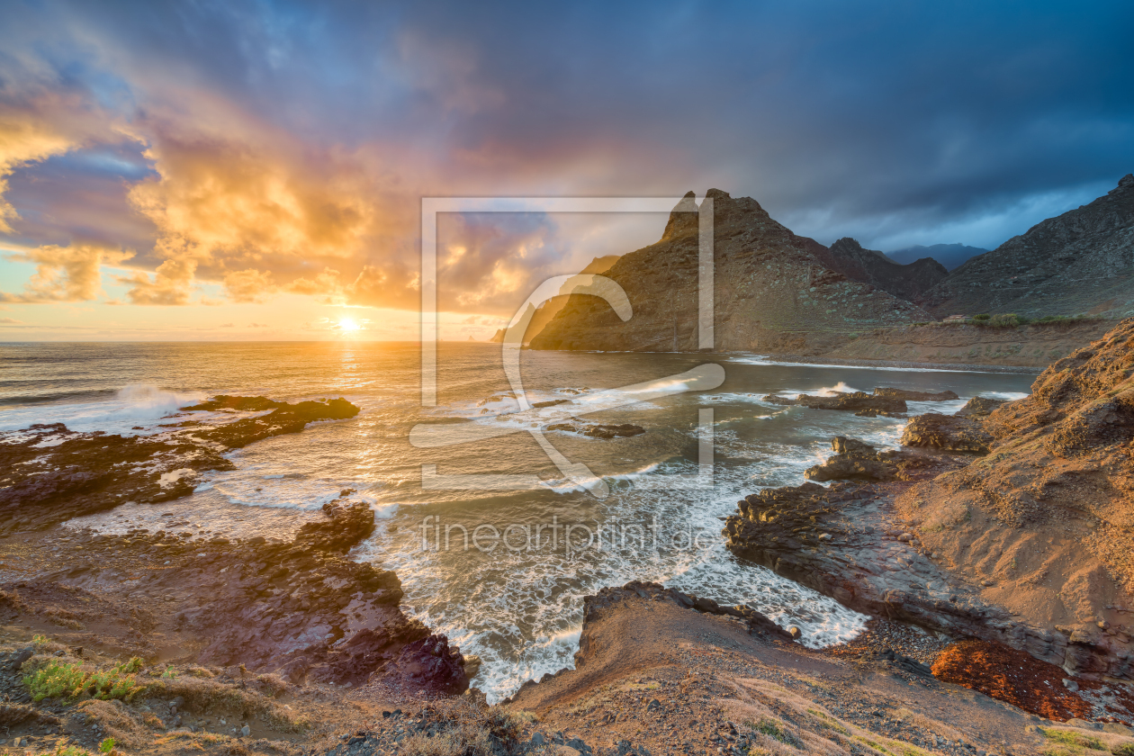 Bild-Nr.: 12825194 Teneriffa Punta del Hidalgo bei Sonnenaufgang erstellt von Michael Valjak