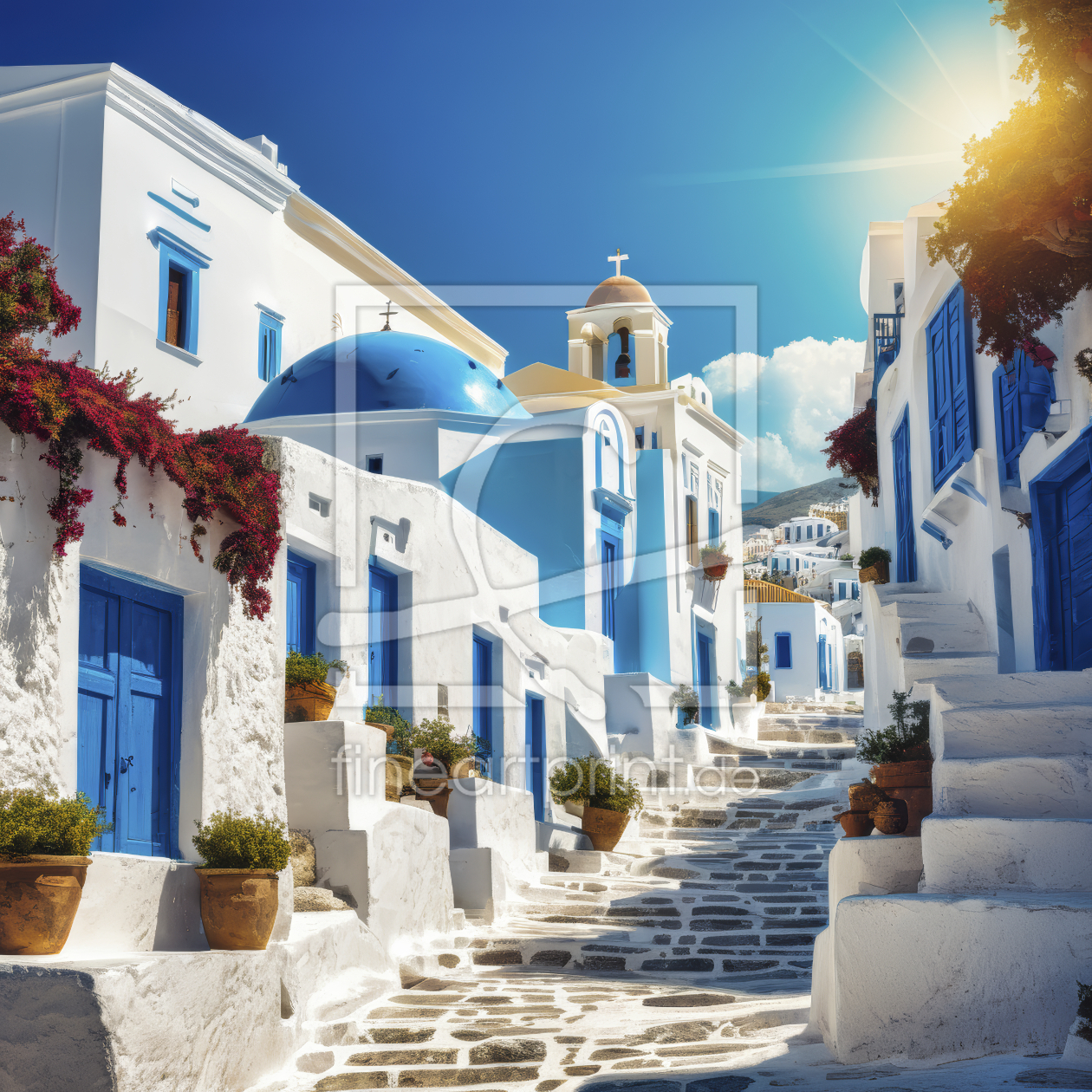 Bild-Nr.: 12826543 Griechisches Flair KI erstellt von XYRIUS