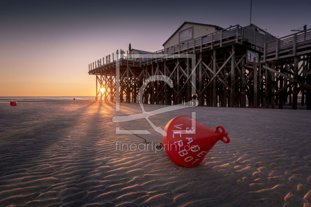 Bild-Nr.: 12827064 Sonnenuntergang in St Peter Ording erstellt von Licht-Pixel-Fotografie