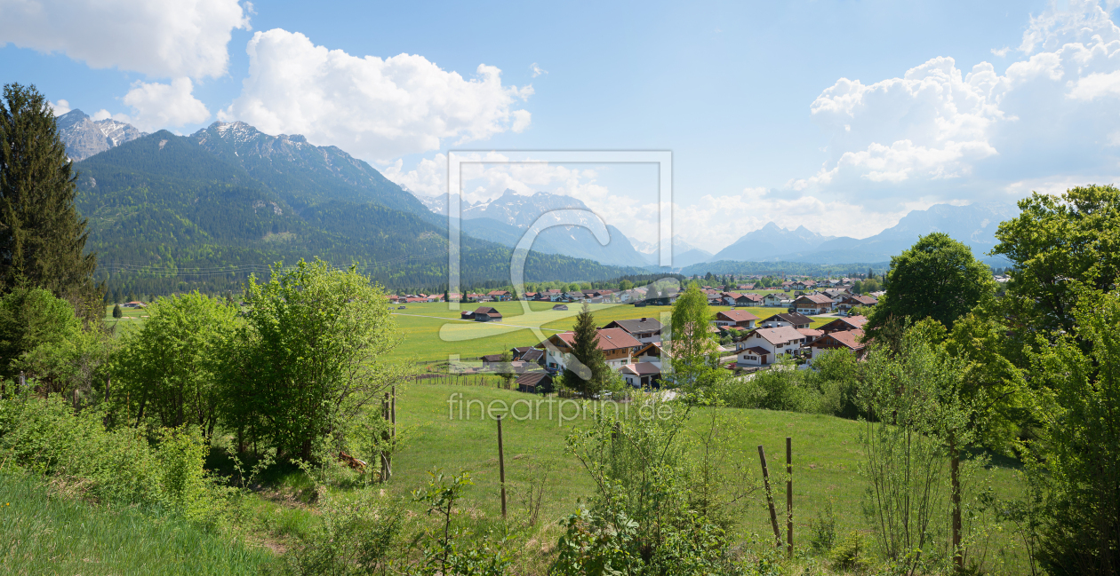 Bild-Nr.: 12827069 Kurort Wallgau - Landschaft Oberbayern erstellt von SusaZoom