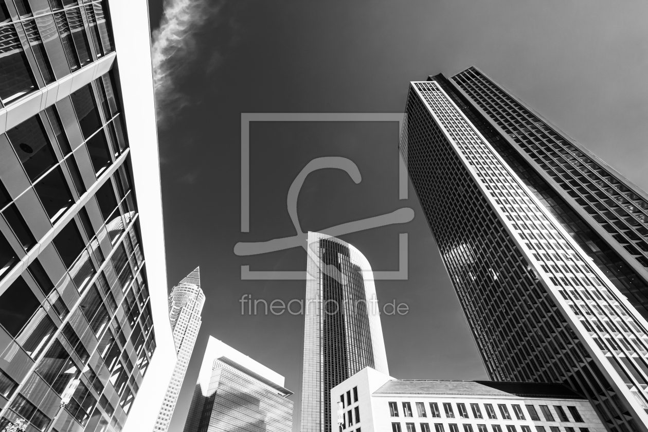 Bild-Nr.: 12827283 Europaviertel in Frankfurt - monochrom erstellt von dieterich