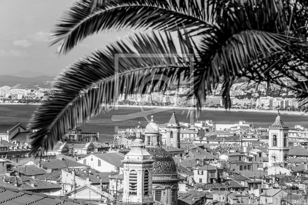 Bild-Nr.: 12829311 Altstadt von Nizza in Frankreich - monochrom erstellt von dieterich
