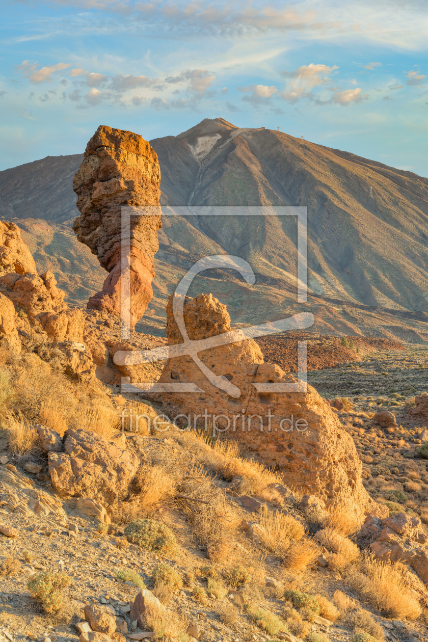 Bild-Nr.: 12830375 Teneriffa Roque Cinchado und Teide im Morgenlicht erstellt von Michael Valjak