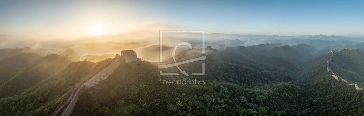 Bild-Nr.: 12830755 Chinesische Mauer bei Sonnenaufgang erstellt von eyetronic