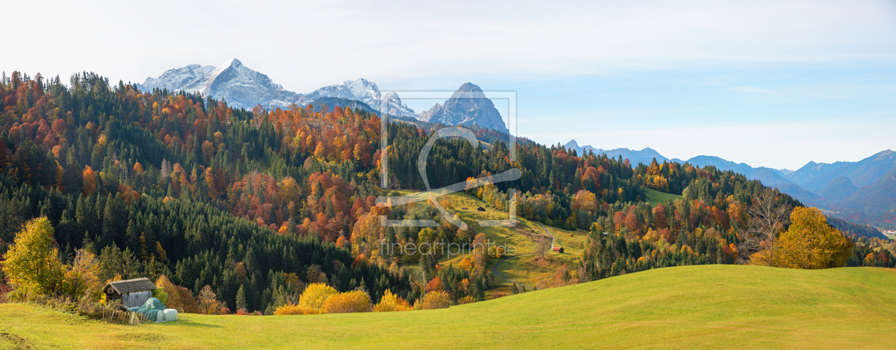 Bild-Nr.: 12831284 Herbstlandschaft oberhalb Garmisch I erstellt von SusaZoom