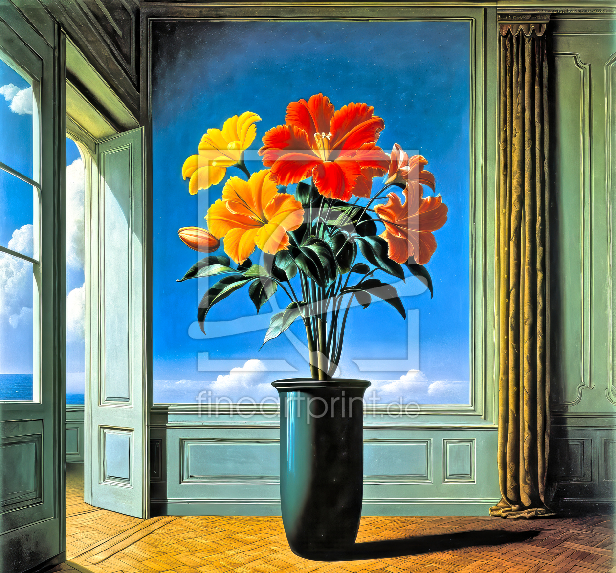 Bild-Nr.: 12831912 Lilien in Vase KI erstellt von XYRIUS