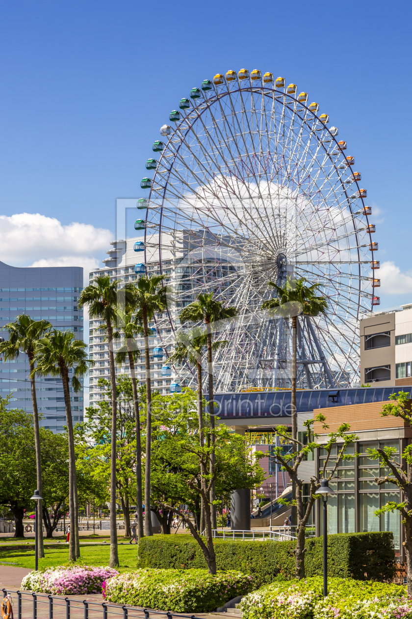 Bild-Nr.: 12832465 Riesenrad und Yokohama Skyline erstellt von Melanie Viola