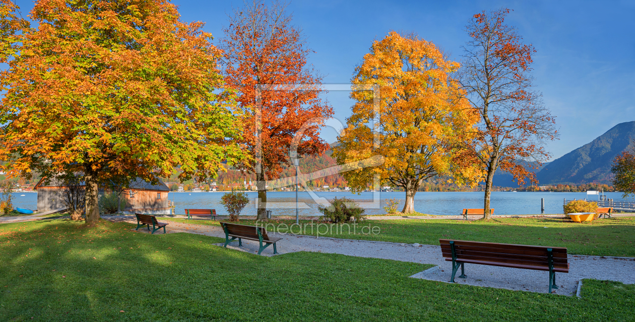 Bild-Nr.: 12832605 Promenade Seebad Abwinkl Tegernsee erstellt von SusaZoom