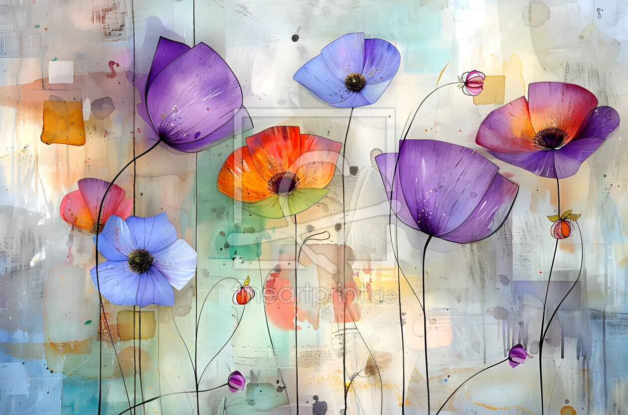 Bild-Nr.: 12833343 Blumenbild KI erstellt von Heike  Hultsch