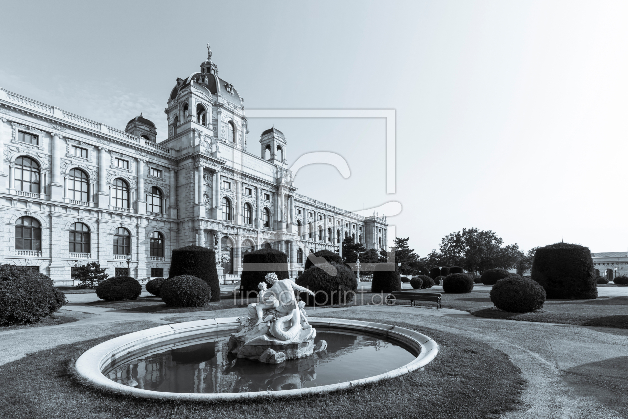 Bild-Nr.: 12833353 Naturhistorisches Museum in Wien - monochrom erstellt von dieterich