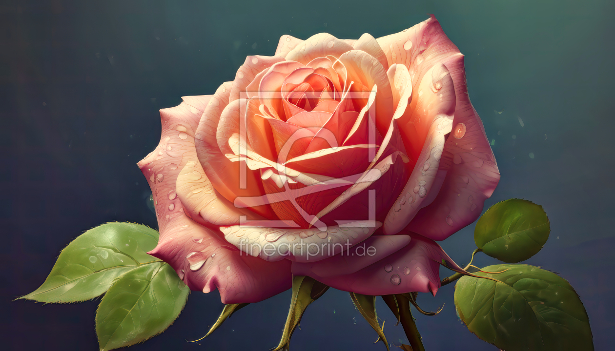 Bild-Nr.: 12834219 Rosa Rose KI erstellt von XYRIUS
