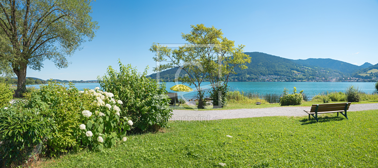 Bild-Nr.: 12834481 Uferpromenade Bad Wiessee am Tegernsee erstellt von SusaZoom