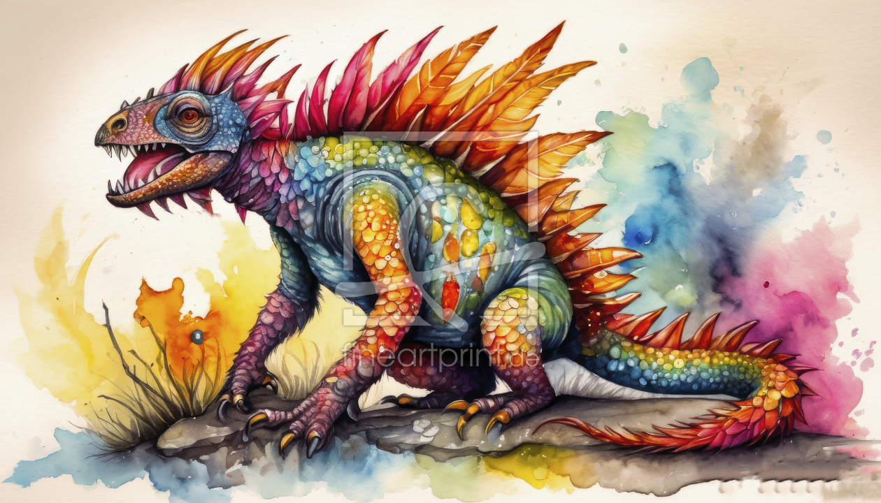 Bild-Nr.: 12835309 Lachender Drache KI erstellt von XYRIUS