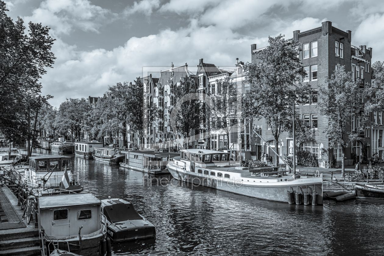 Bild-Nr.: 12836221 Hausboote in der Brouwersgracht - Amsterdam erstellt von dieterich