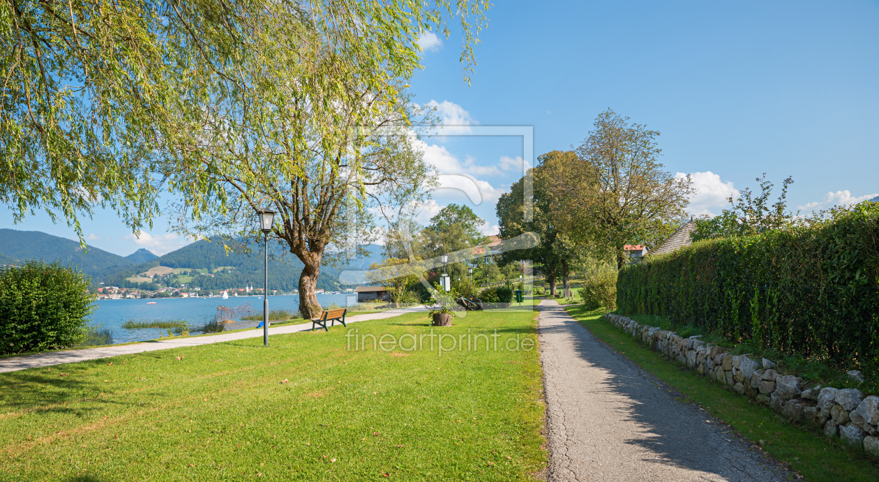Bild-Nr.: 12840250 Seeuferpromenade Bad Wiessee erstellt von SusaZoom