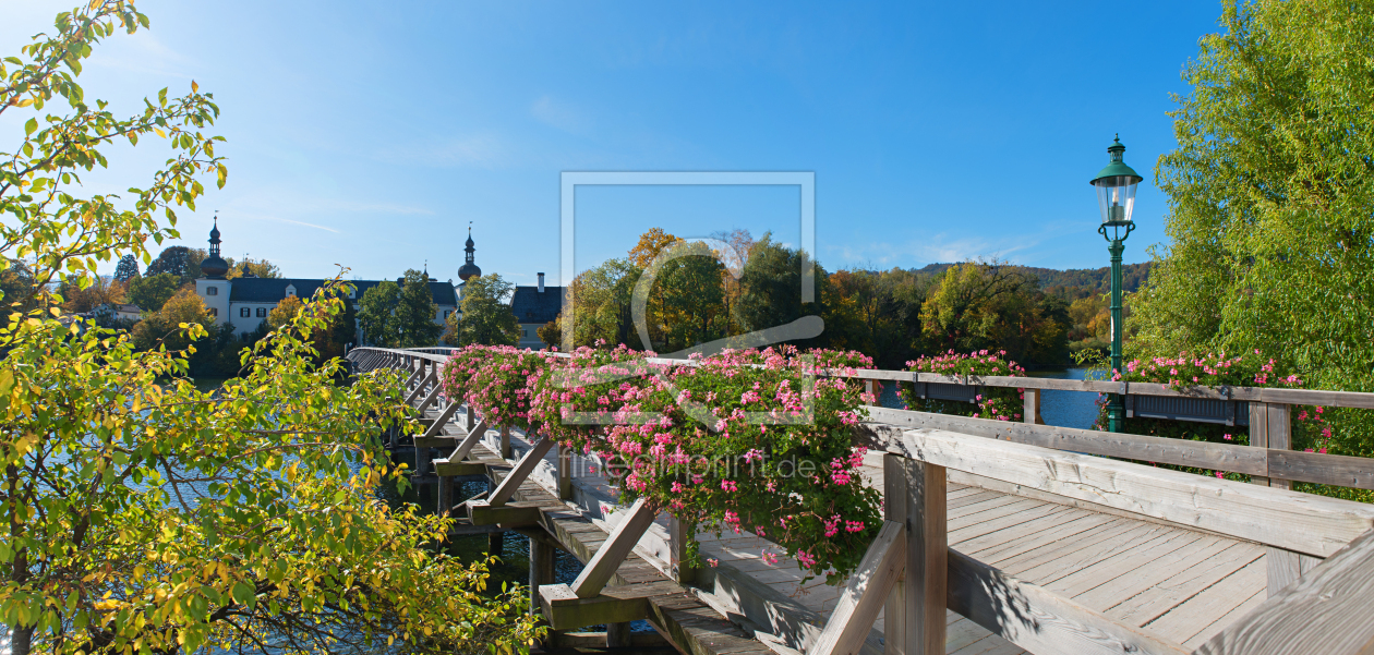 Bild-Nr.: 12840866 Brücke Insel Ort am Traunsee erstellt von SusaZoom
