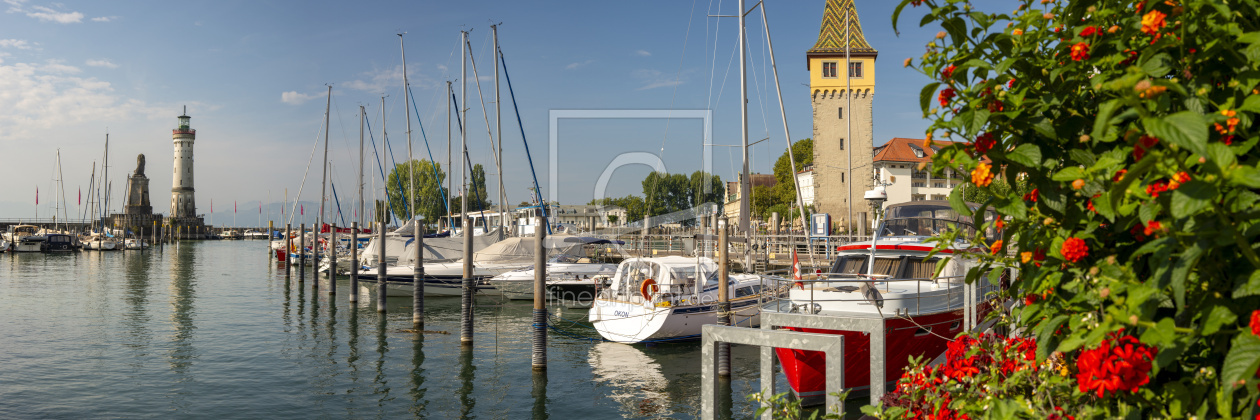 Bild-Nr.: 12842381 Hafen in Lindau erstellt von Walter G. Allgöwer