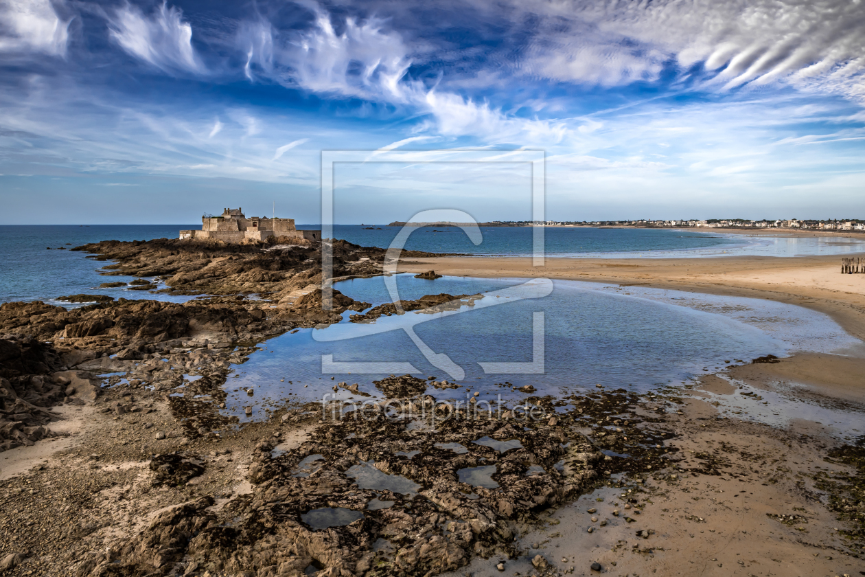Bild-Nr.: 12844457 Fort Petit in Saint-Malo in der Bretagne erstellt von grafxart