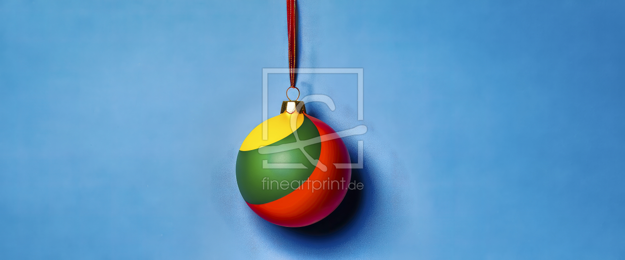 Bild-Nr.: 12844557 Moderne Weihnachtskugel KI erstellt von XYRIUS