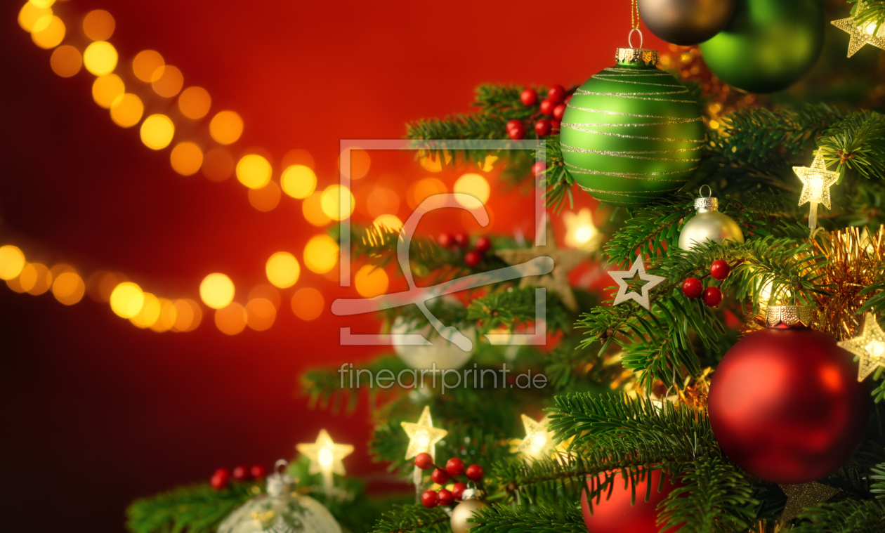 Bild-Nr.: 12845915 Farbenfoher Weihnachtsbaum mit Unschärfe erstellt von Smileus