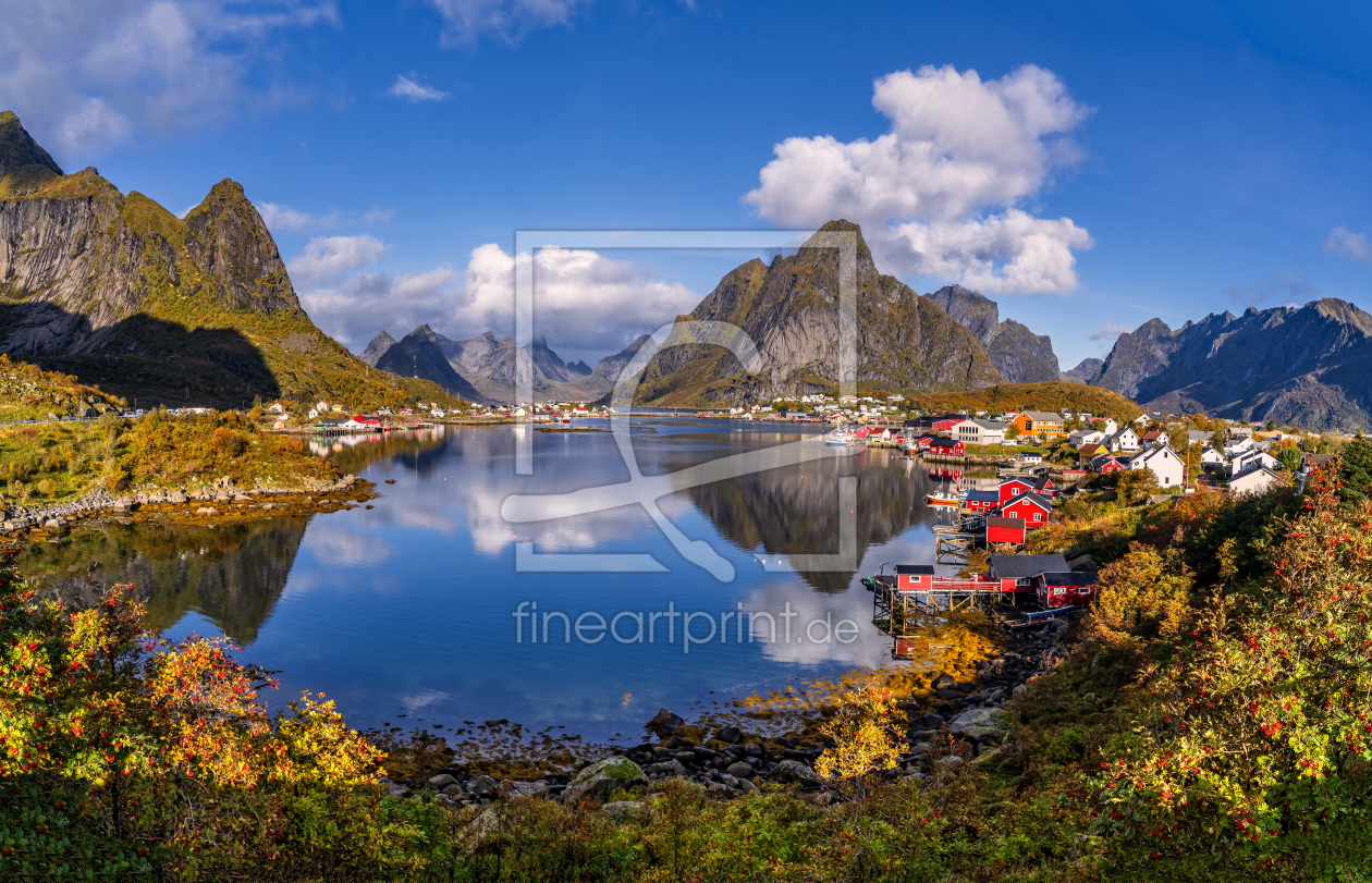 Bild-Nr.: 12846139 Herbst in Reine Lofoten Norwegen erstellt von Achim Thomae