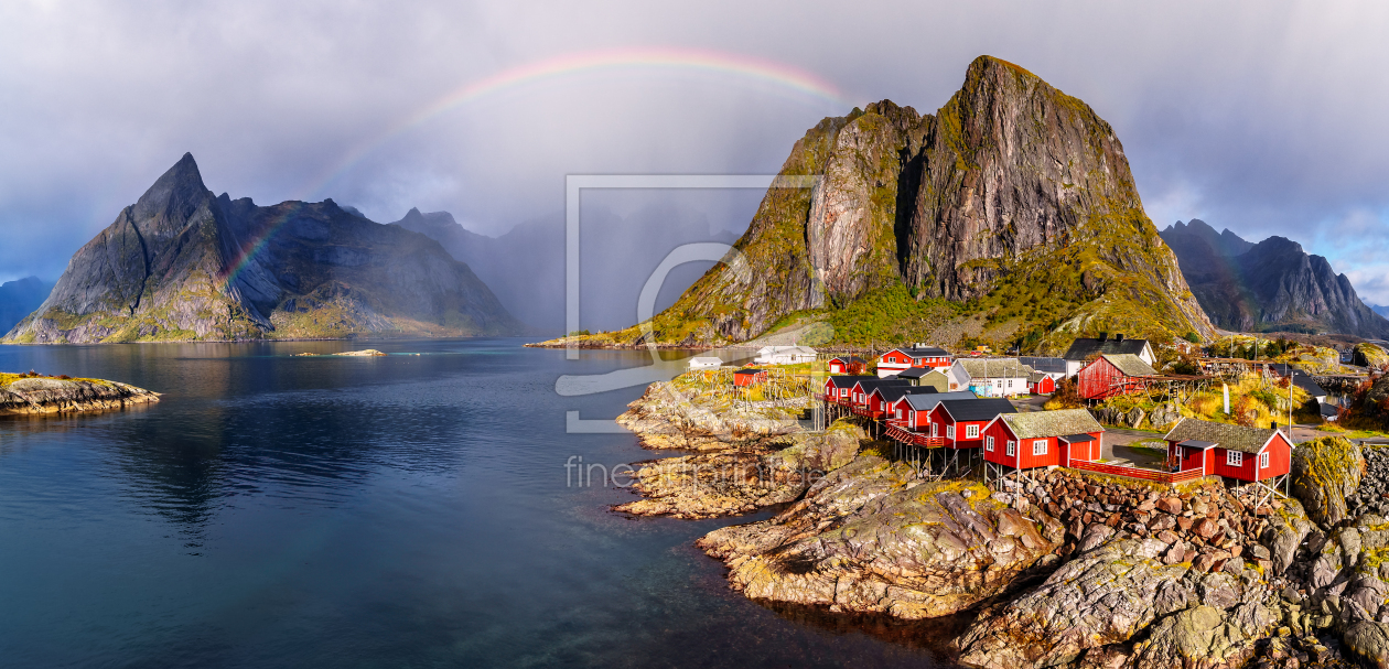 Bild-Nr.: 12846142 Fischerdorf Hamnoy Lofoten Norwegen erstellt von Achim Thomae