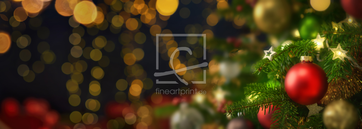 Bild-Nr.: 12846684 Festliche Weihnachtsszene mit Bokeh-Lichtern erstellt von Smileus