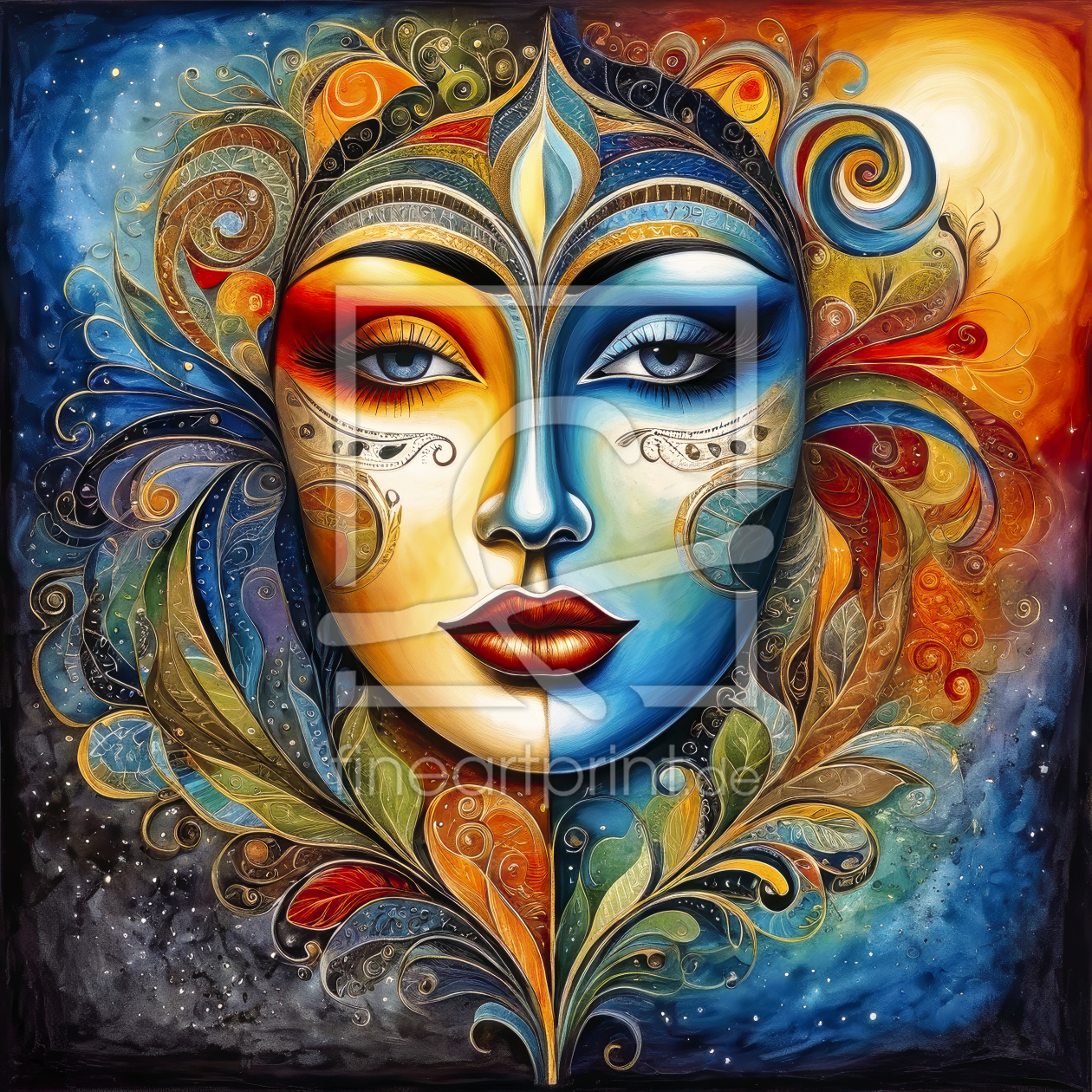 Bild-Nr.: 12847023 Tag und Nacht KI erstellt von XYRIUS