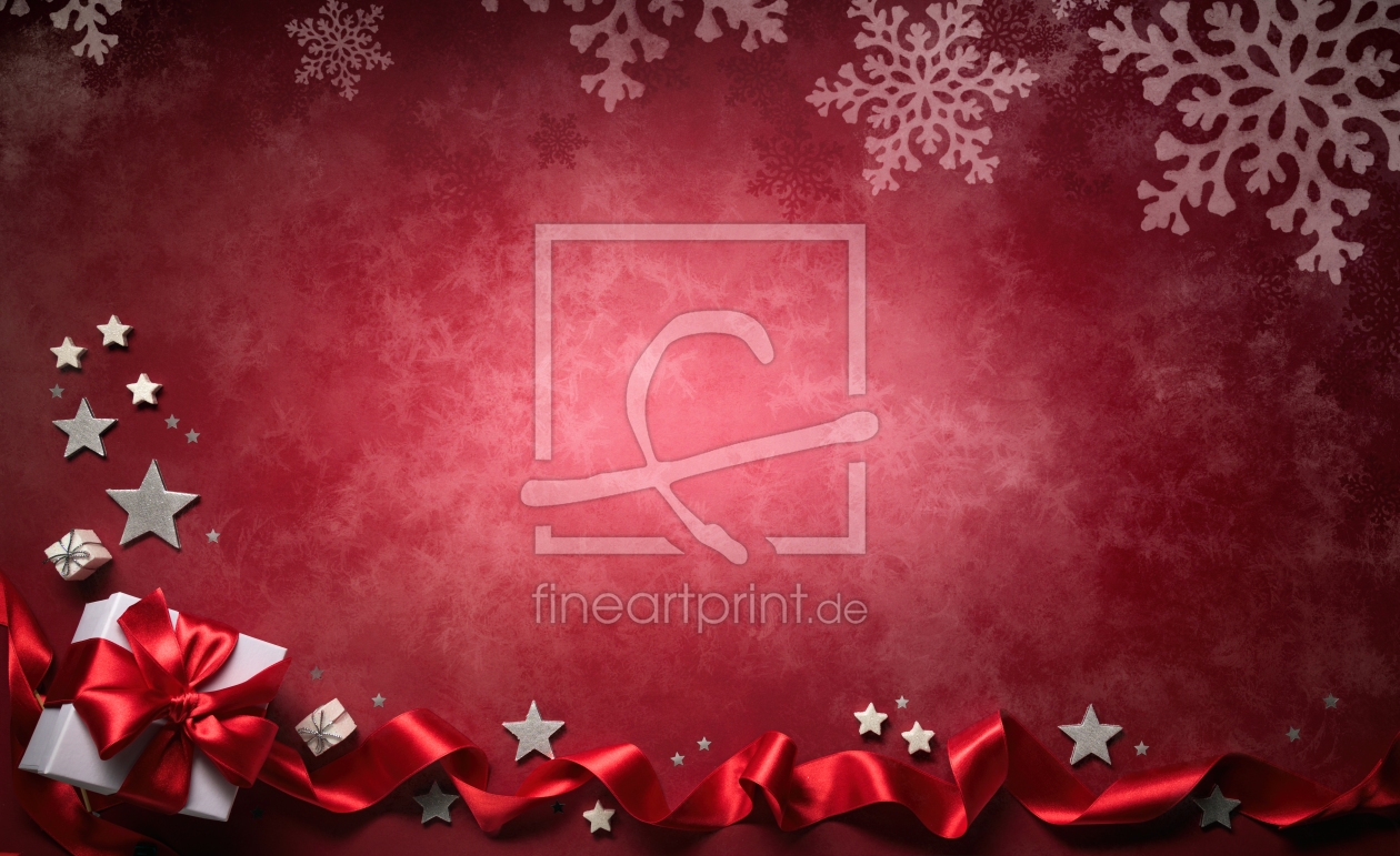 Bild-Nr.: 12847385 Weihnachtlicher Hintergrund in Rot erstellt von Smileus
