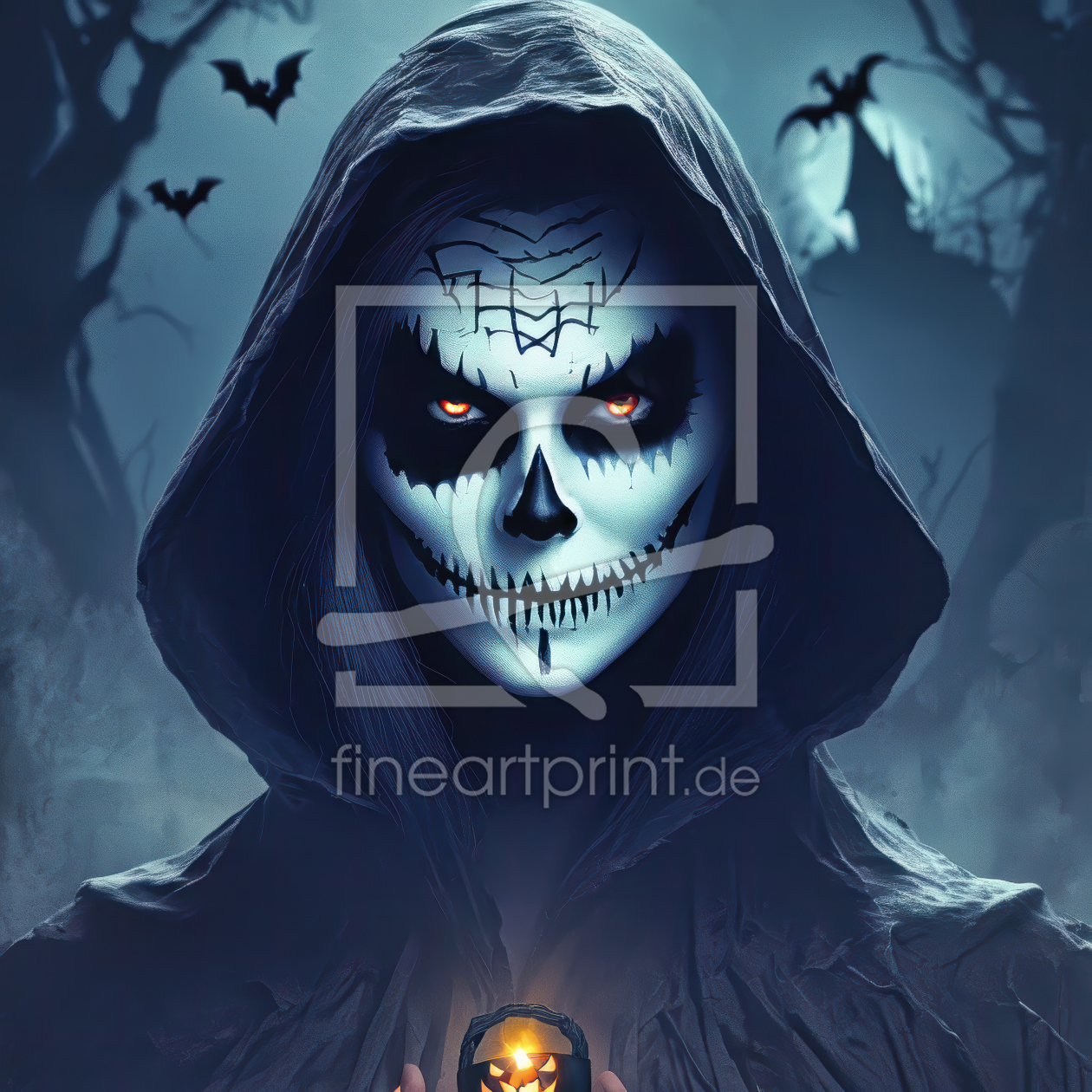 Bild-Nr.: 12848331 Halloweenmaske KI erstellt von XYRIUS