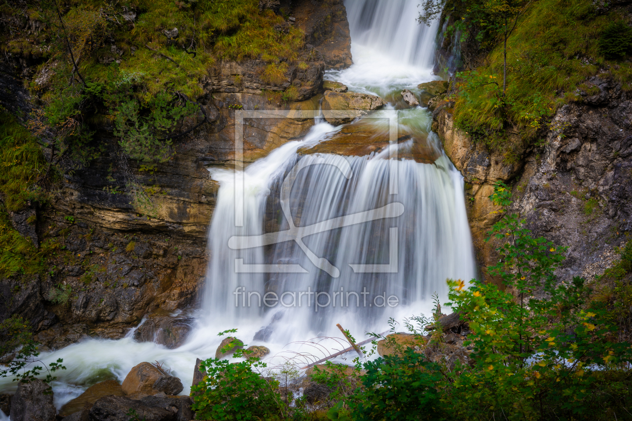 Bild-Nr.: 12850631 Kuhflucht Wasserfall im Herbst erstellt von Martin Martin Wasilewski