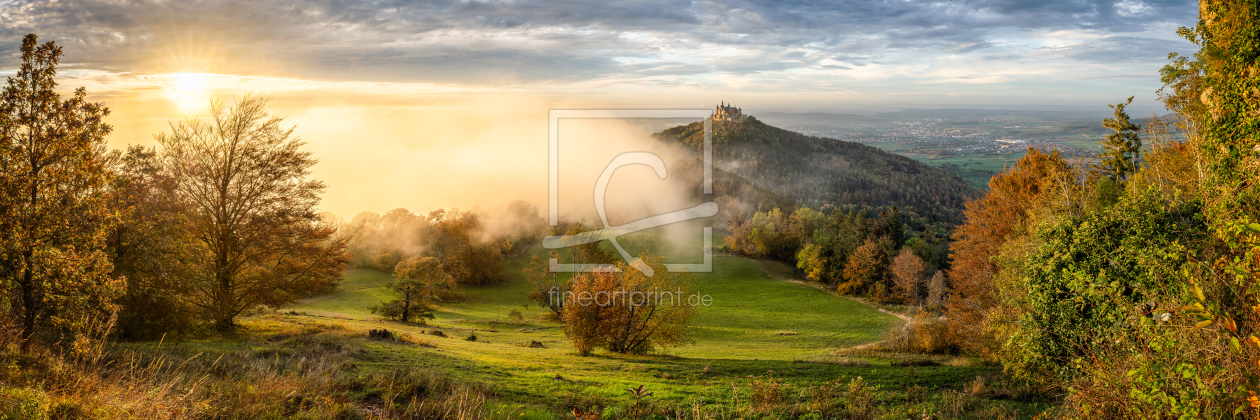 Bild-Nr.: 12850798 Ausblick vom Zeller Horn bei Sonnenuntergang erstellt von eyetronic